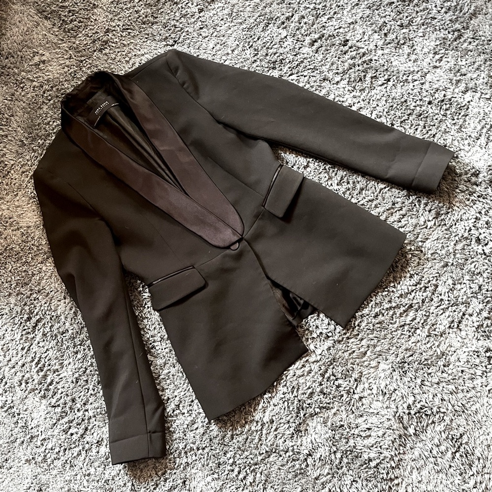 Zara black tux blazer